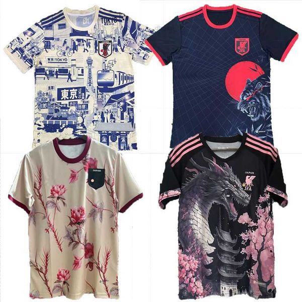 Minamino 2024 2025 Japan Soccer Jerseys Nagatomo Captain Tsubasa Home Away Shirt Atom 2023 Football Shirt Uniform 2024 Mitoma Kubo Shibasaki