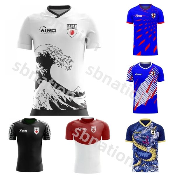 Minamino 23 24 Japon Concept Soccer Jersey Spécial Hommes Enfants Nagatomo Capitaine Tsubasa Accueil Chemise ATOM 2023 Chemise de football Uniforme 2024 MITOMA KUBO SHIBASAKI