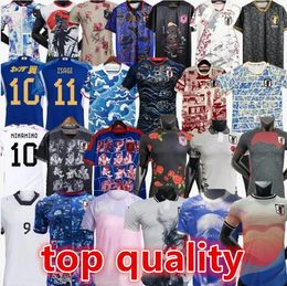 MINAMINO TSUBASA Japanse voetbalshirts 23 24 KUBO DOAN FURUHASHI HATATE KAGAWA OKAZAKI 2023 2024 DOAN fans Spelerversie strips voetbalshirts speciale editie8899