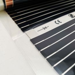 Minco Heat 10m2 / lot Film de chauffage infrarouge 50cmx20m 220W / m2 kits de tapis de sol chaud fabriqués en Corée