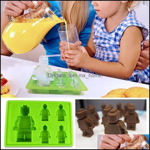 Mindstormen Sile Ice-Tray Cake Mold Confeitaria Fondant Soap Baking Drop Delivery 2021 Mods Bakeware Kitchen Dineer Bar Home Garden Yfthw