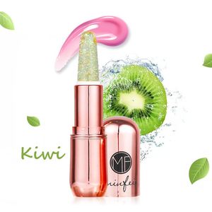 Minfei natuurlijke fruit jelly lipsticks make-up langdurige moisturizer temperatuur veranderende kleur diamant batom sexy lip stick