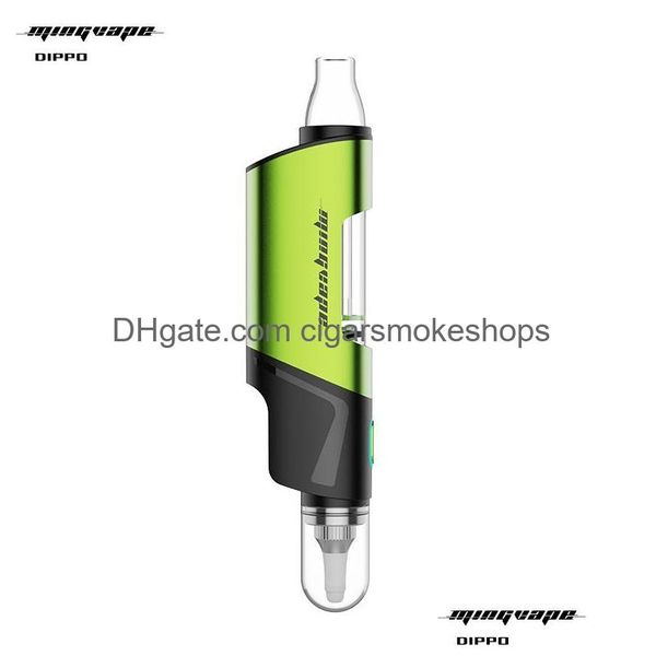 Ming Dippo Glass Nc Pipa para fumar Bobina de cuarzo Kit de inicio de voltaje variable para Dab Rig Bong Vs Seahorse Drop Delivery Dhjpg