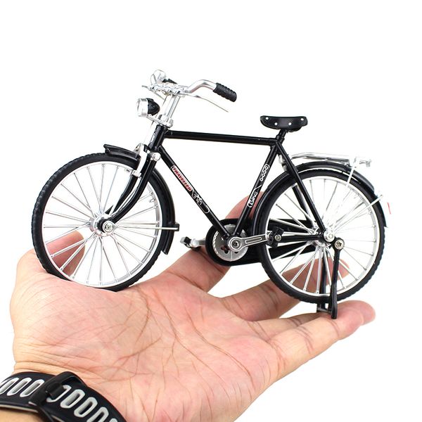 Mini 1/10 alliage modèle vélo moulé sous pression en métal doigt VTT course simulation adulte collection jouets pour enfants cadeaux 220608