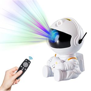 Mini 12,5 cm Astronaut Star-projector, Galaxy-projector, Starry Night Light-projector. nevel Slaapkamer, Speelkamer, Kinderkamer, Thuisbioscoop, Plafond, Kamerdecoratie, USB
