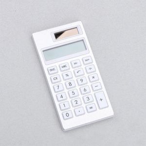 Mini 12 bits calculateur de calculatrice de papeterie étudiante ultra mince petite école solaire bureau électronique créatif 240430