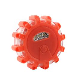 Mini 15 Adsorption LED Sécurité d'urgence Route Flare clignotant lumière avertissement de lumière magnétique de base de vélo de voiture