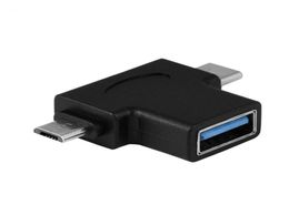 Mini adaptador OTG 2 en 1 Micro USB USB 31 TypeC macho a USB 30 hembra OTG Adaptador convertidor 4414134