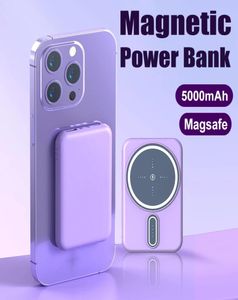 Mini 20000mAh magnetische powerbank Draagbare oplader met hoge capaciteit Draadloos snel opladen Externe batterij voor iPhone Xiaomi5345781