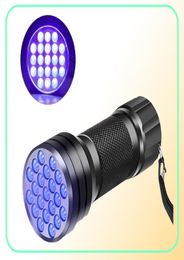 Mini 21 LED Black Light Stealth Marker Flashlight UV Ultraviolet Torch Light4044827