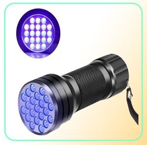 Mini 21 LED lumière noire marqueur furtif lampe de poche UV torche ultraviolette Light6584091