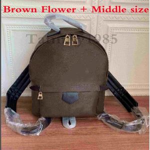 Mini 22 cm midden 29 cm grote 33 cm echte lederen schooltassen rugzak vrouwen designer handtassen