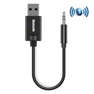 Mini 3,5 mm Jack Aux Bluetooth Receiver Car Kit Audio mp3 Music USB Dongle Adapter voor draadloze toetsenbord FM Radio Sluidsprekers