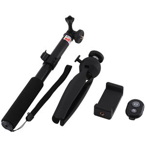 Support pivotant pour support pivotant Mini 360 avec Bluetooth sans fil Bluetooth Selfie Stick Titulaire du déclencheur à distance pour téléphone / appareil photo numérique 5.5 po