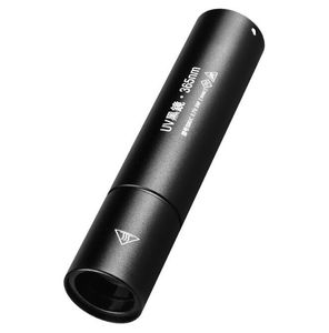 Mini lampe de poche UV 365nm lumière noire rechargeable par USB torche portable torche de poche détecteur de lumières pour chien urine taches d'animaux punaises de lit