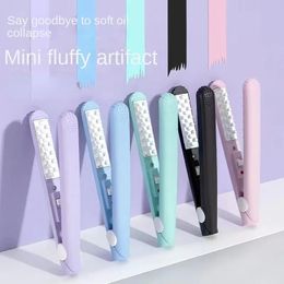 Mini 3D Grid Hair Germper Curling Iron Volumizing Ceramic Corn Perm Perm Flint Flat Styling Tools Gift for Women 240423