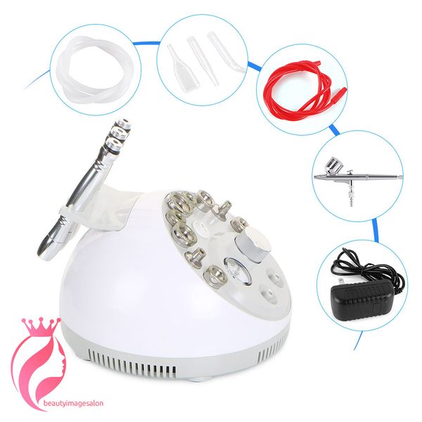 Mini 3in1 Diamond Microdermabrasion Facial Vacuum Peeing Acne Remover Resserrement de la peau Enlèvement des points noirs Pulvérisateur sous vide Machine de beauté