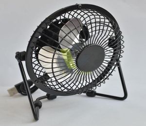 Mini 4 pouces portable portable en aluminium Portable Aluminium USB Fabricant de feuille alimentée pour ordinateur portable pour ordinateur portable Blower Blower Desk Fans 1207077