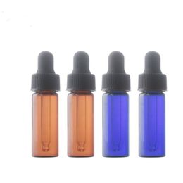 Mini 4ml Kleurrijke Glazen Druppelflesje met Puur Glas Parfum Sample Buizen Essentiële Olie Flacon Kommv Euevb