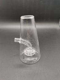 Mini de 5 pulgadas de agua de vidrio transparente de agua con percoladores de neumáticos plataformas de aceite de aceite para fumar tuberías