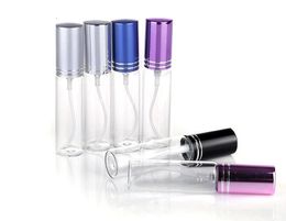 MINI 5ML/10ml métal vide verre parfum rechargeable bouteille vaporisateur atomiseurs bouteilles DHL/EMS/Fedex
