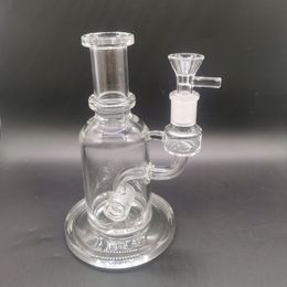 Mini 6.5 inch Helder Glas Water Bong Waterpijpen met Kommen Rechte Type Pijpen voor Vrouwelijke 14mm Joint