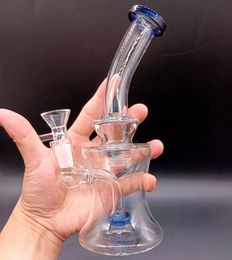 El mini agua de cristal de 6,5 pulgadas Bong las cachimbas con los tubos que fuman de los aparejos del lenguado del aceite de Perc del neumático