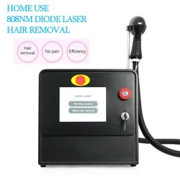 Mini 808nm diode laser ontharing machine permanent pijnloos voor body skin care huis schoonheid salon gebruik apparatuur 808 lazer depilatieapparaat