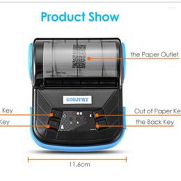 Mini 80 mm Bluetooth-printer Verkooppunt Pos-ontvangstbewijs voor El Supermarket 80 Mtp3