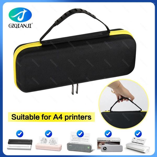 Mini A4 Bluetooth Peripage Imprimante A40 M08F Sac de stockage de sacs en matériau EVA grande capacité portable pour voyager