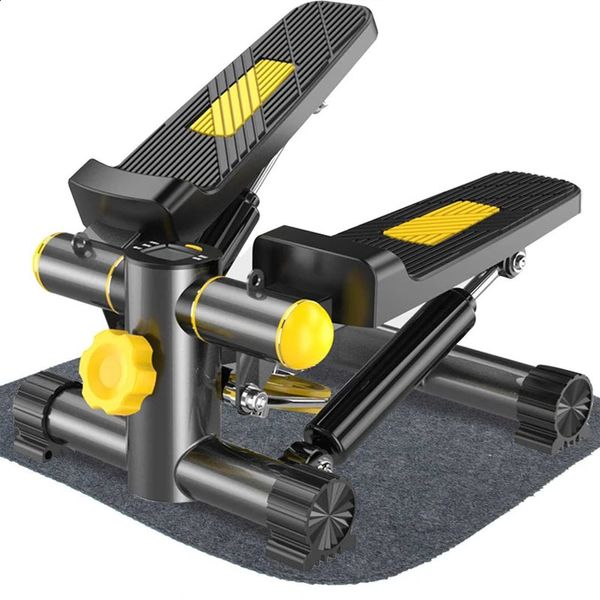 Mini cintas de correr aeróbicas con cuerda de tracción y tapete para perder peso, máquina de pedales silenciosa, gimnasio, Fitness en casa, Steppers para correr 240127