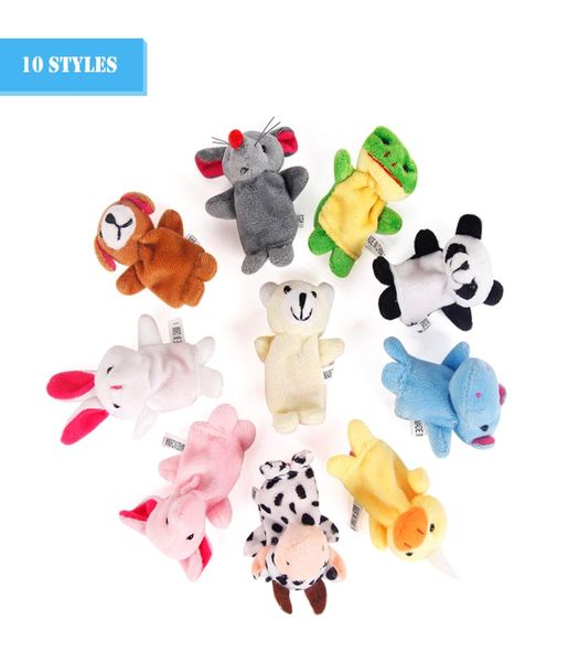 Mini animal doigt bébé peluche jouet doigt de doigt parlant accessoires animaux en peluche et animaux en peluche animaux toys cadeaux Froz3326543