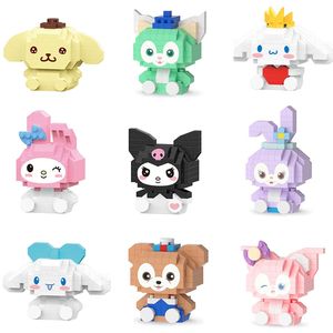 Mini Anime Figuren Blokken Speelgoed Cartoon kuromi Bouwstenen Kid Speelgoed Gift