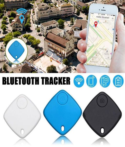 Mini portefeuille anti-alarme Keetfinder Smart Tag Bluetooth Tracer GPS Locator Keychain Pet Dog Child Tracker Key Finder8189814