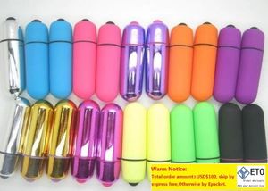 Mini AV Bullets Inalámbrico Impermeable Vibrador Anal Huevo Masajeador de cuerpo femenino GSpot Vibradores ToysAudlt Productos multicolores