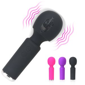 Mini AV Stick giocattolo sexy per le donne 10 Frequenza Dildo Vibratore Bacchetta magica Stimolatore del clitoride della vagina Massaggiatore del punto G