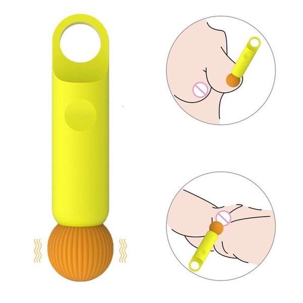 Mini Av Stick Vibrator Adult Toys Toys Chest Masturbator orgasme féminin avec jouet de machine clitoris insérée