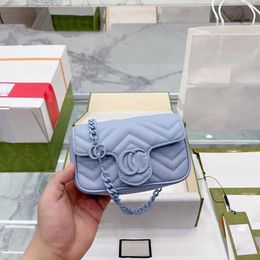 Mini Bag G Bags 22 Marmont Fashion Shoulder Chain Handtassen Single Messenger Directe verkoop Kleine geur buitenlandse stijl