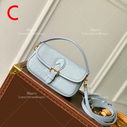 Mini Baguette Bag Designer Shoulder Bag 19cm Hobo bolso Hobo 10A Bolsa de piel de vaca de alta calidad con caja L010