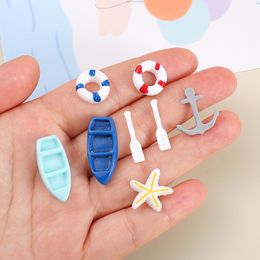 Mini Beach -stijl miniatuur ornament kits voor DIY Fairy Garden Dollhouse Decoratie, Miniature Dollhouse 321