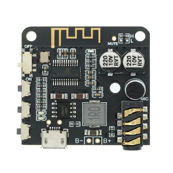 Mini Bluetooth 5.0 Deccoder Board Récepteur audio BT5.0 Pro mp3 Player sans fil module d'amplificateur de musique stéréo sans fil avec étui