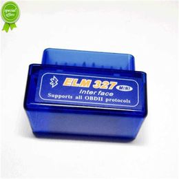 Mini Bluetooth ELM327 V2.1 V1.5 Auto OBD escáner lector de código herramienta de diagnóstico de coche Super ELM 327 para protocolos Android OBDII