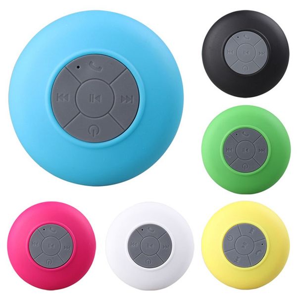 Mini haut-parleur Bluetooth portable lecteur étanche mains libres haut-parleur d'aspiration douches de voiture pour salle de bain sans fil MP3 tasse de musique Pcnbd
