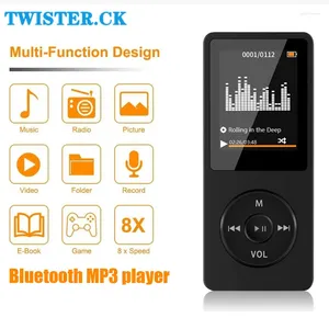 Mini lecteur de musique MP3 Bluetooth, Non destructif, Portable, baladeur Mp4, carte Radio FM, enregistrement externe Ultra-mince pour téléphones