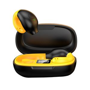 Mini écouteurs sans fil à conduction osseuse Bluetooth casque de jeu Super longue durée de vie de la batterie LED affichage de la puissance réduction du bruit écouteur pour Samsung Iphone