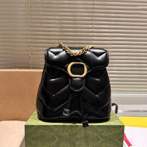 Mini Bookbag Designer Backpack For Woman Luxury Leather Back Pack Girls Small Books School Tassen Chian Handtassen Zwart Wit 240412