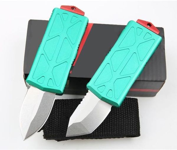 Mini Bounty Hunter EXOCET Dual Action 5CR15MOV Cuchillo de hoja lavada a la piedra Bolsillo Supervivencia Caza Camping Regalo de Navidad Cuchillos para hombre Cik