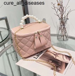 Mini sac seau pour femmes, sacs à main polyvalents en perles, chaîne de maquillage, épaule, bon marché, vente en gros