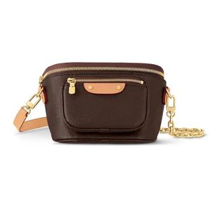 Mini bumbag cinturón pecho bolsa de cintura lujos mujeres bolso de mano embrague M82335 fanny pack bolsillo diseñador paquetes de cintura crossbody bolsos de hombro de cuero