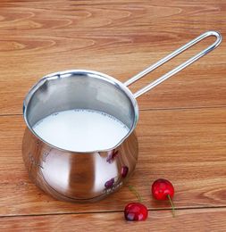 Mini Pot à beurre fondant beurre café lait plus chaud avec bec verseur 1810 TriPly acier inoxydable 27OZ800ml8670435